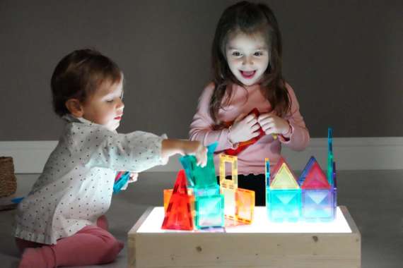 Tavolo Luminoso "LOIS" (luce RGB) - immagine 5